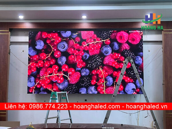 Lắp đặt màn hình led p2.5 trong nhà sắc nét
