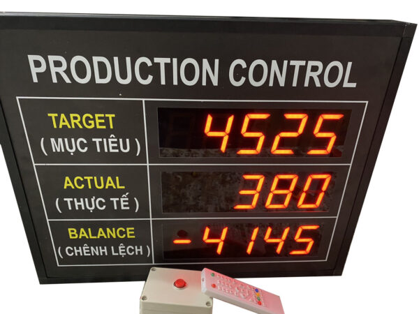 bảng led đếm bằng nút nhấn 1