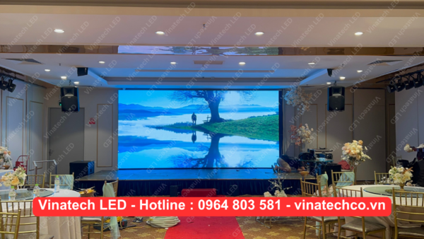 lắp đặt màn hình led p3 tiệc cưới