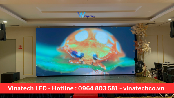 lắp đặt màn hình led p3 tiệc cưới 