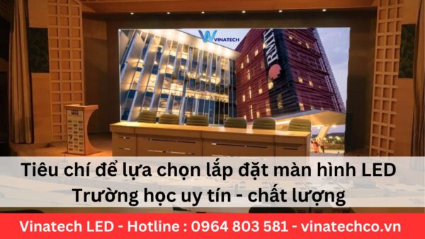 màn hình led trường học